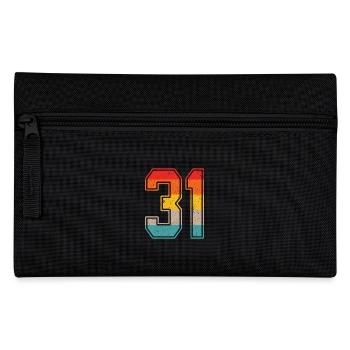31 Years Retro Jersey Number 31 T-shirt Number 31 - Pencil Case - black - Front