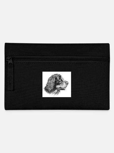 Gordon Setter Aufkleber - Federtasche - Schwarz