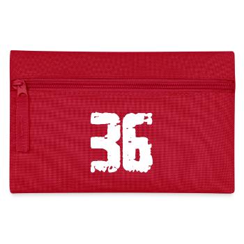 36 Nombre Vintage - Trousse - rouge - Devant