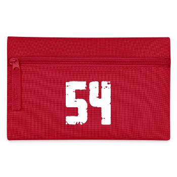 54 Number Vintage - Pencil Case - red - Front