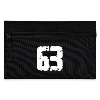 63 Number Vintage - Pencil Case - black - Front