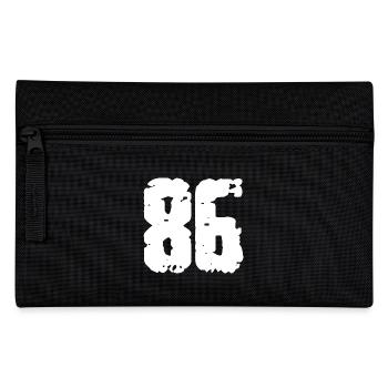 86 Number Vintage - Pencil Case - black - Front