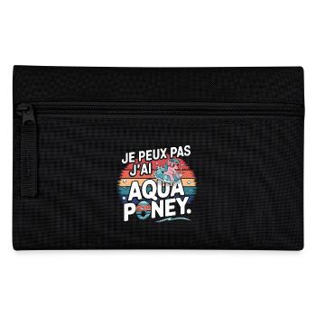 J peux pas j ai Aqua poney - Trousse - noir - Devant