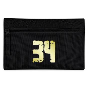 34 Number Vintage - Pencil Case - black - Front
