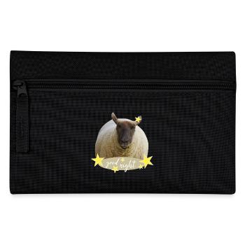 sheep good night - Federtasche - Schwarz - Vorne