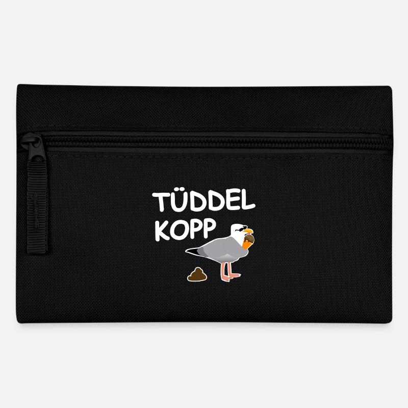 Tüddelkopp Möwe - Federtasche - Schwarz