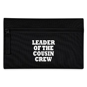 leader of the cousin crew - Pencil Case - black - Front