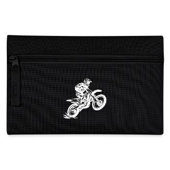Motocross Bike Sport - Pencil Case - black - Front
