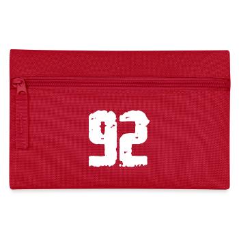 92 Number Vintage - Pencil Case - red - Front