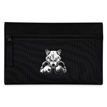 Wolf Boxer Kampfsport MMA - Federtasche - Schwarz - Vorne
