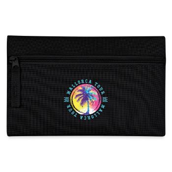 Mallorca Tour Palm Trees Colorful - Pencil Case - black - Front