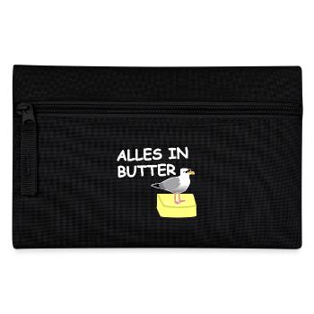 Alles in Butter Möwe - Federtasche - Schwarz - Vorne