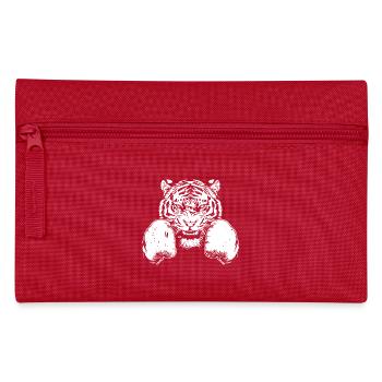 Tiger Boxer Martial Arts MMA - Pencil Case - red - Front