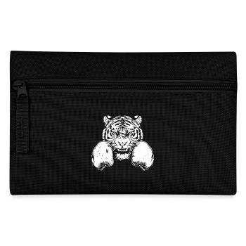 Tiger Boxer Kampfsport MMA - Federtasche - Schwarz - Vorne