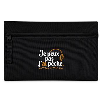 I can't I have Fishing - Federtasche - Schwarz - Vorne