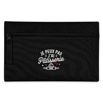 I can't I have a pêtisserie - Pencil Case - black - Front