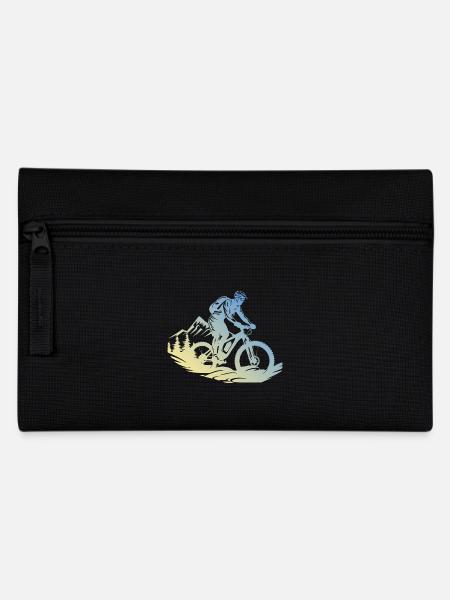 Mountainbiker Mountainbike - Federtasche - Schwarz