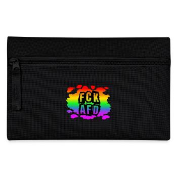 Stop AfD contre la droite, la démocratie, la diversité, la gauche - Trousse - noir - Devant