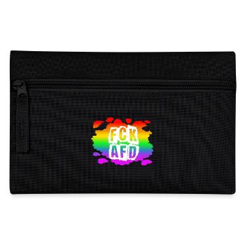 Stop AfD contre la droite, la démocratie, la diversité, la gauche - Trousse - noir - Devant