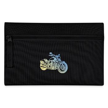Motorrad Biker - Federtasche - Schwarz - Vorne