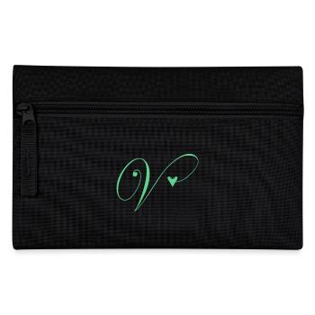Monogram V Heart Vine - Pencil Case - black - Front