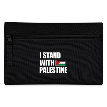 I stand with palestine - Trousse - noir - Devant