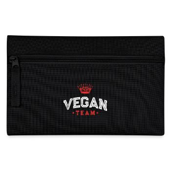Vegan Team - Pencil Case - black - Front