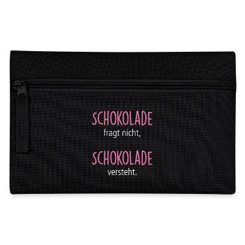 Schokolade - Federtasche - Schwarz - Vorne