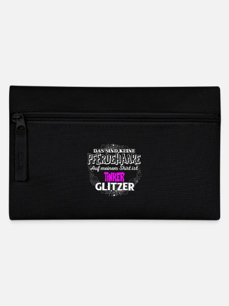 TINKER - Glitzer - Federtasche - Schwarz