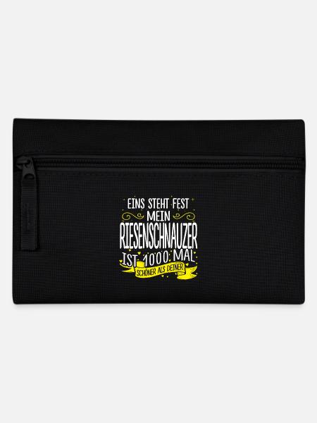 RIESENSCHNAUZER - 1000 - Federtasche - Schwarz