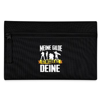 WOW Shirt-Meine Gilde - Federtasche - Schwarz - Vorne