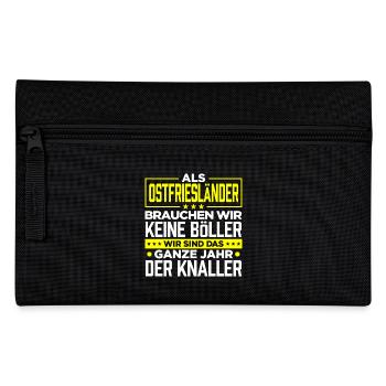 OSTFRIESLÄNDER - Böller - Federtasche - Schwarz - Vorne