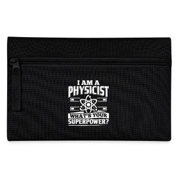 Physique drôle Physicien shirt Je suis un - Trousse - noir - Devant