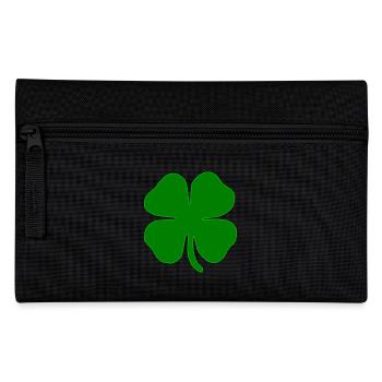 trèfle chance trèfle à quatre feuilles chance clover56 - Trousse - noir - Devant