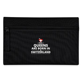 queens from geschenk i love SWITZERLAND - Federtasche - Schwarz - Vorne