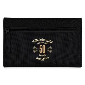 Bitte kein Neid 50 - Federtasche - Schwarz - Vorne