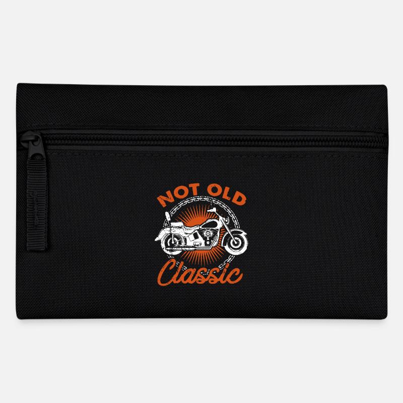 Chemise de grand-père de moto - Trousse - noir