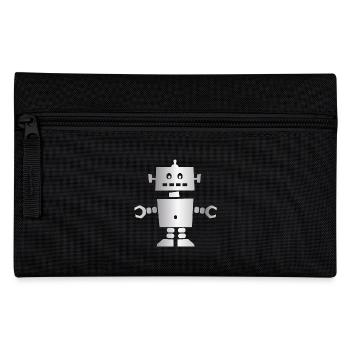 robot - Pencil Case - black - Front