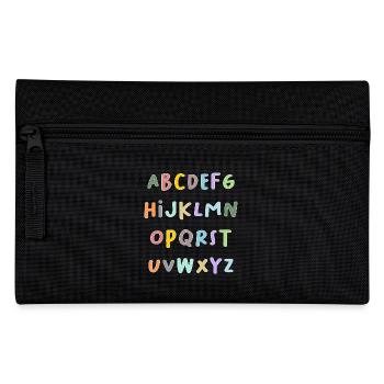 ALPHABET. ABECEDARY. LANG LEBEN ZURÜCK ZUR SCHULE. RÜCKKEHR VON - Federtasche - Schwarz - Vorne