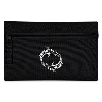 Deux poissons vector Koi Carpe - Trousse - noir - Devant