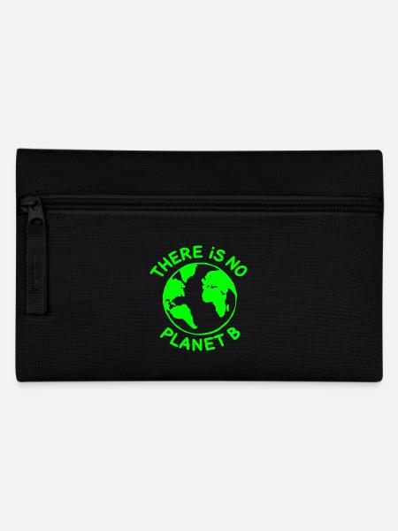 There is no planet B - Federtasche - Schwarz