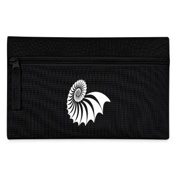 Nautilus Spiral - Pencil Case - black - Front