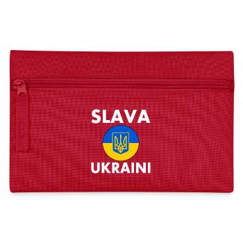 Slava ukraini - Pencil Case - red - Front