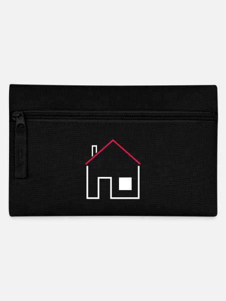 Haus - Federtasche - Schwarz