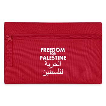 Freedom for palestine - Pencil Case - red - Front