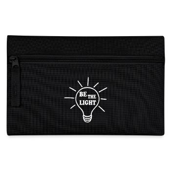 Be the light - Federtasche - Schwarz - Vorne