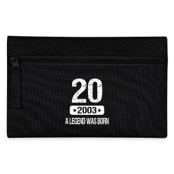 20th Birthday 2003 A LEGEND WAS BORN - Pencil Case - black - Front