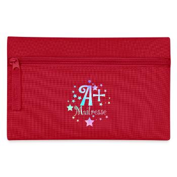 A+ teacher - Pencil Case - red - Front