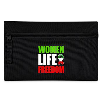 Women life freedom - Pencil Case - black - Front