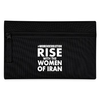 Rise with the women of iran - Federtasche - Schwarz - Vorne